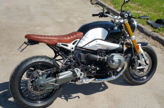 BMW R nine T brown Bench seat