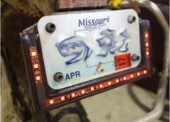 flashing Auxiliary  tail light